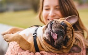 pug-owner-smiling